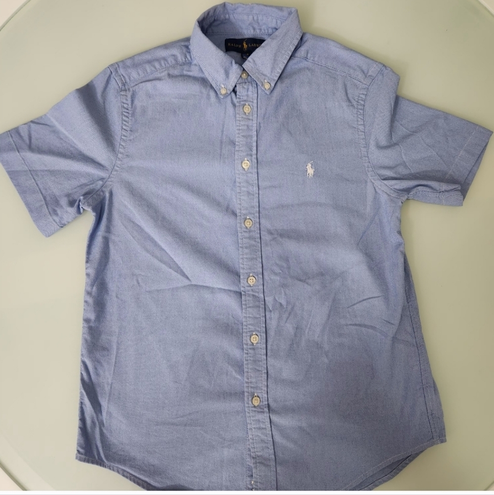Ralph Lauren  Light Blue Button Down Shirt Boys